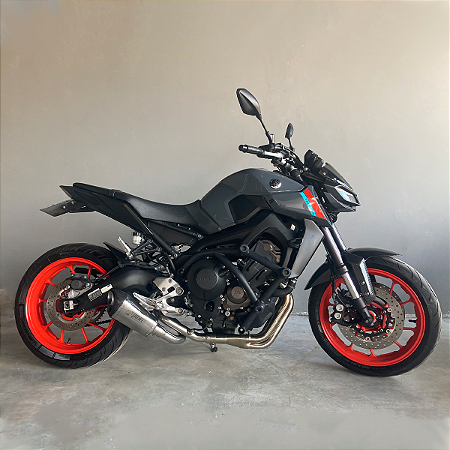 Escap Full Pont HexaGP Titânio Coletor Caracol Titânio 3x1 Yamaha MT-09