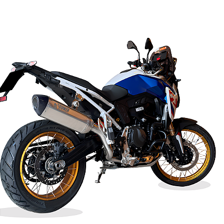 Ponteira R66 Inox Eliminador catalisador F900GS BMW Power Escapamentos