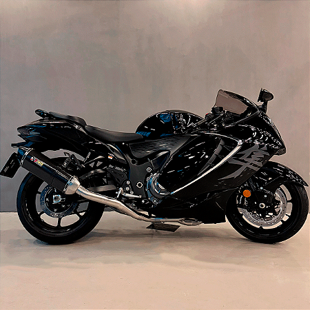 Escapamento Ponteira R66 Carbono Coletor Full EvoIII 65mm 4X2X1 Hayabusa G2 2009-2019