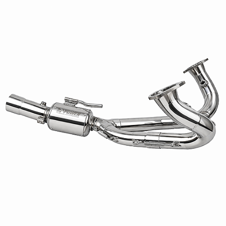 Coletor Power Esportivo em TITÂNIO  para ponteira original BMW R1250GS 2020 2021 2022 2023 2024