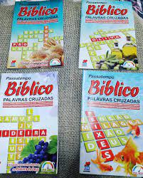 Kit Passatempo Bíblico Palavras Cruzadas