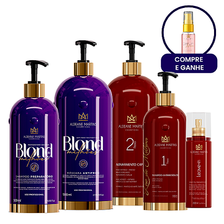 Kit's Blond de Milhões + Liso de Milhões + Sérum Finalizador [GRÁTIS]