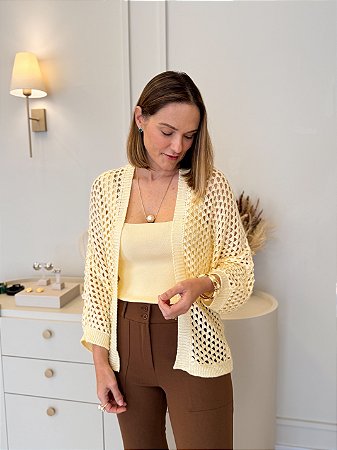 Kimono Ponto Croche