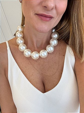 Colar Pérola Grande