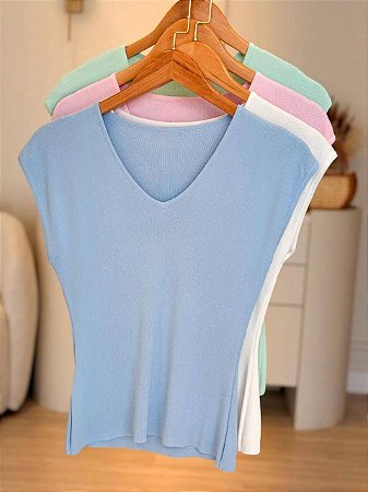 Blusa Modal Decote V