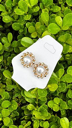 Brinco Zirconia Pérola