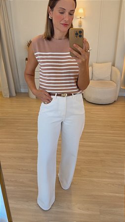 Calça Reta Alta Jade