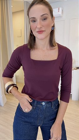 Blusa Stela Maris Decote U