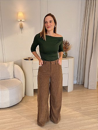 Calça Veludo Cotelê