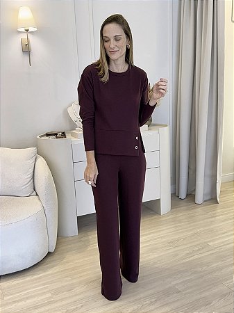 Calça Texturizada Paola