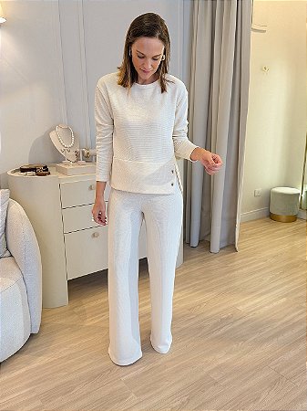 Calça Texturizada Paola