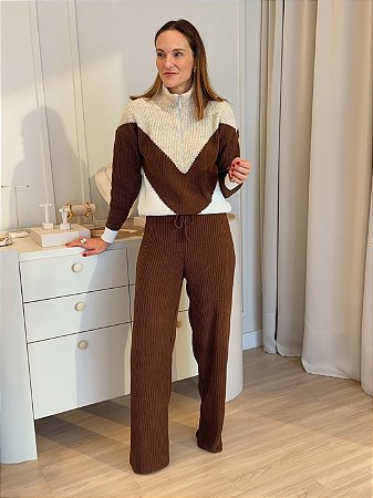 Conjunto Trico Mousse Aline