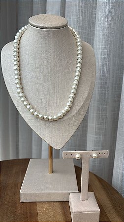 Conjunto Colar Pérola