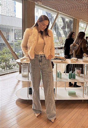 Calça Jeans Reta Media Mika