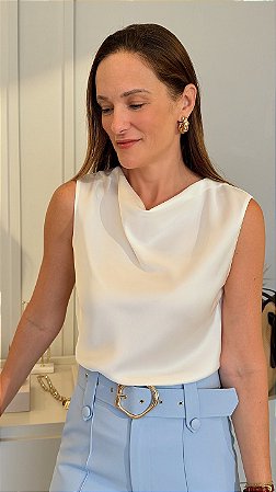 Blusa Acetinada Louise