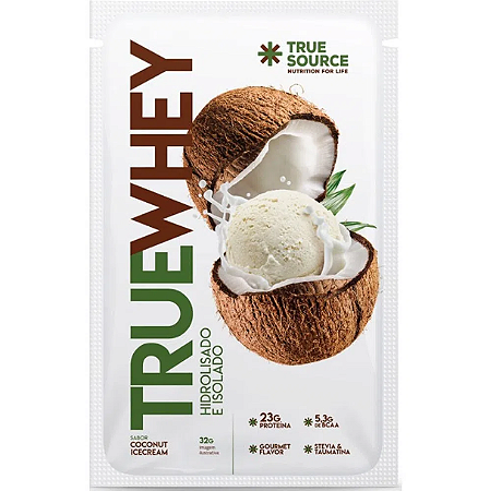 SACHÊ TRUE WHEY ISOLADO/HIDROLISADO - TRUE SOURCE