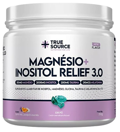MAGNÉSIO + INOSITOL RELIEF 3.0 CAMOMILA - TRUE SOURCE