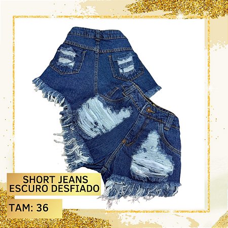 Short Jeans Barra Desfiada