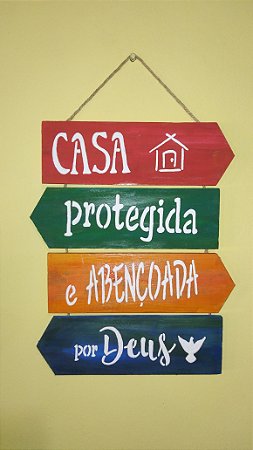 Placas decoração coloridas em madeira maciça envernizada