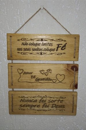 Placas tripla decoração ambiente Áreas de lazer e floricultura