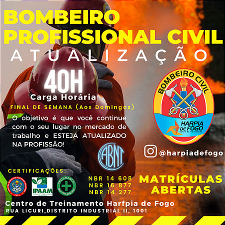 RECERTIFICAÇÃO de Bombeiro Profissional Civil