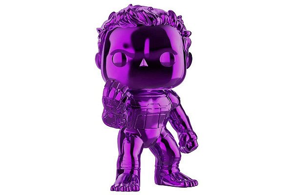 Funko Pop! Avengers Endgame Hulk 499 Purple Chrome  Walmart Exclusivo