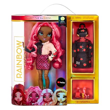 Boneca Rainbow High Fashion Core - Daria Roselyn