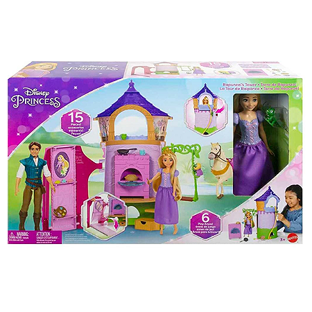 Boneca Disney Conjunto Torre da Rapunzel - Mattel
