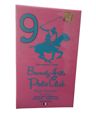 Perfume Beverly Hills Polo Club Women Nº 9 100ml - Selo Adipec