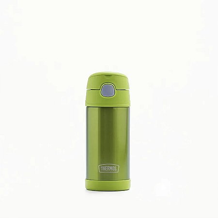 Garrafa Térmica Infantil Funtainer F401 Verde Thermos - 355ml