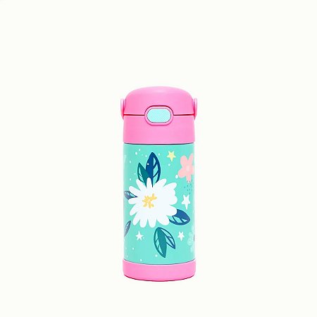 Garrafa Térmica Infantil Thermos Funtainer F410 Jardim Das Flores 355ml