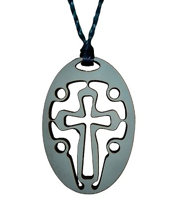 Cruz do Catequista - Azul Ciano