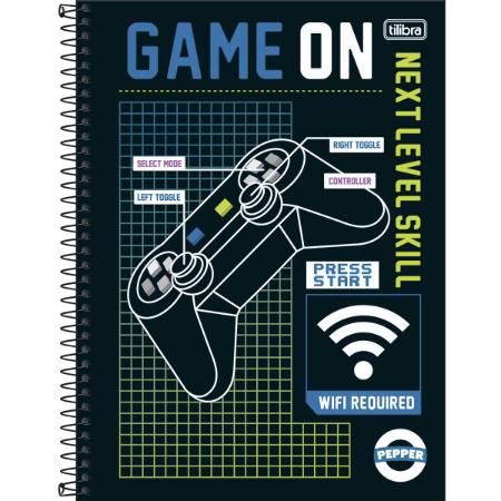 CADERNO UNIV PEPPER 12M 192F TILIBRA