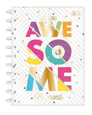 CADERNO TILIDISCO UNIVERSITÁRIO 10M 160F BE NICE 90G TILIBRA