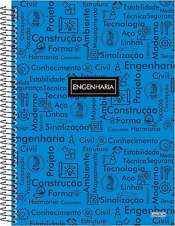 CADERNO SÃO DOMINGOS PROFISSÕES ENGENHARIA 10 MATÉRIAS 160F