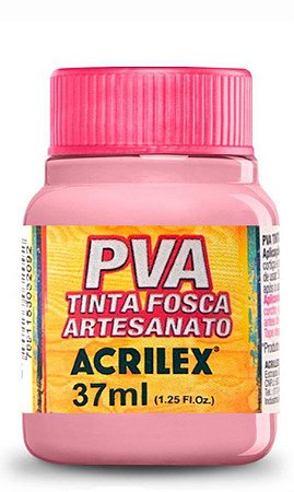 TINTA PVA ARTESANATO ACRILEX 37ML - 537 ROSA