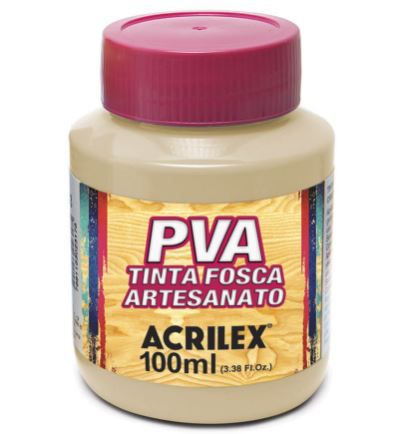 TINTA PVA ARTESANATO ACRILEX 100ML - 817 AREIA