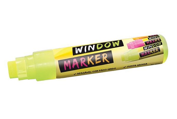 MARCADOR WINDOW MARKER AMARELO