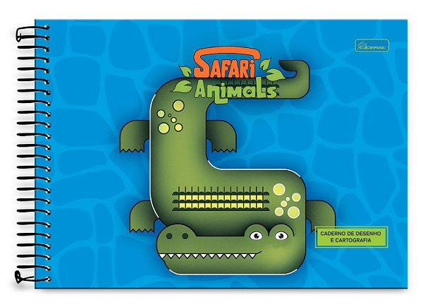 CAD DE DESENHO SAFARI ANIMALS CADERSIL