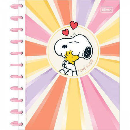 CADERNO TILIDISCO UNIVERSITÁRIO 10 MATÉRIAS SNOOPY 160 FOLHAS
