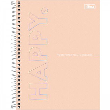 CADERNO ESP COLEGIAL 1 MATÉRIA HAPPY 80 FOLHAS