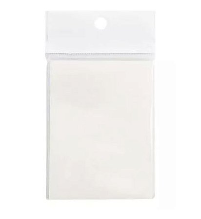 BLOCO ADESIVO TRANSPARENTE RETANGULAR