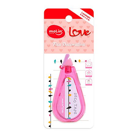 FITAS DECORATIVA LOVE PASSAROS (5MMX5M) MOLIN