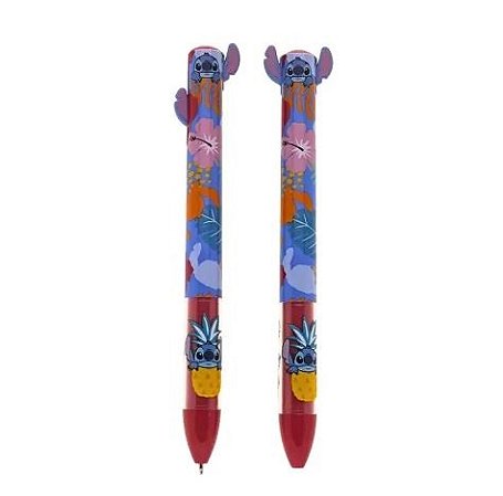 CANETA BICOLOR RETRATIL STITCH 1,0MM MOLIN