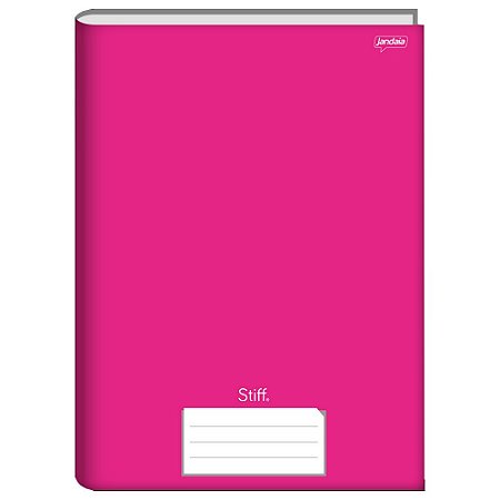 CADERNO BROC. UNIVERSITÁRIO 96FLS STIFF PINK JANDAIA
