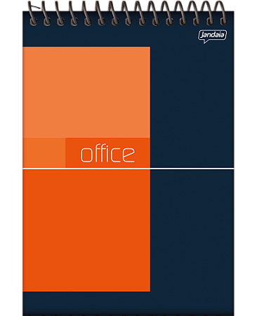 CADERNO VERTICAL 146X210MM 80FLS  OFFICE COLLECTION  JANDAIA