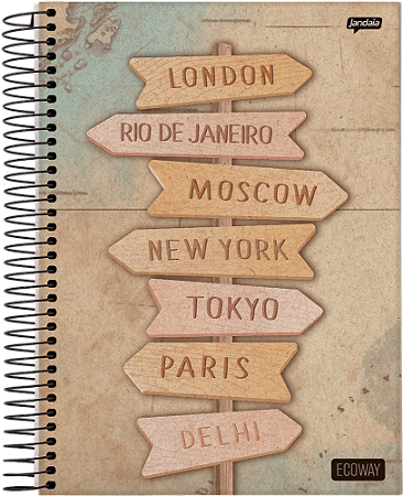 CADERNO ESP. UNIVERSITARIO 80FLS 1 MATERIA ECO WAY  JANDAIA