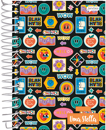 CADERNO ESP UNIVERSITÁRIO 10 MATÉRIAS 160FLS STELLA  JANDAIA