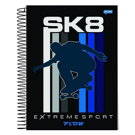 CADERNO ESP UNIVERSÍTÁRIO 1 MATÉRIA 80FLS FLOW  JANDAIA