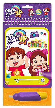 LIVRO AQUABOOK HORA DA DIVERSAO MARIA CLARA E JP